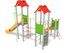 Set cu trei turnuri cu tobogane pentru loc de joacă - BGL-00105 imagine 5