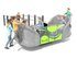 Leagăn integrativ incluziv din materiale reciclate pentru loc de joacă - BGL-1231 RECYCLED miniatura 1