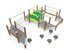 Cursă cu obstacole pentru loc de joacă - BGL-8914 miniatura 1