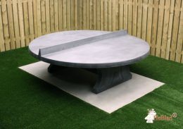 Masa rotunda de ping-pong Antracit-Beton
